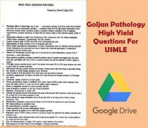 goljan high yield notes 100 pages