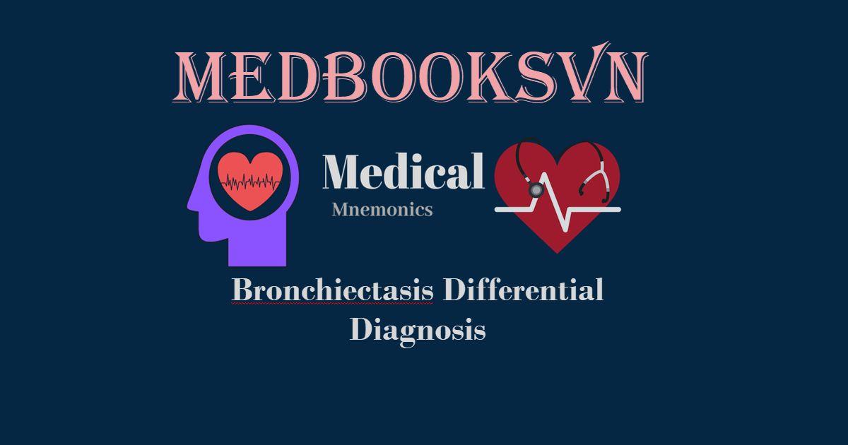 Bronchiectasis Differential Diagnosis