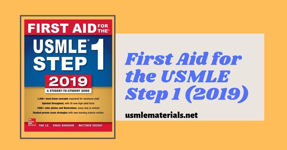 First Aid Step 1 2019 Direct PDF Link - USMLE Step 1