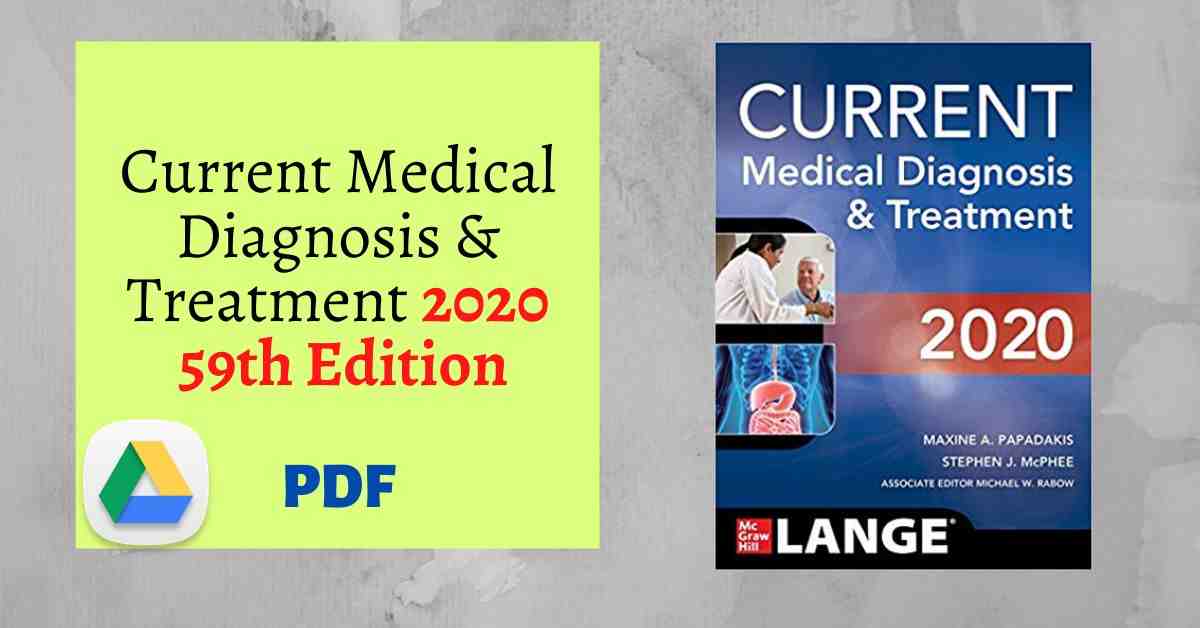Current Medical Diagnosis & Treatment 2020 PDF Free Download MedbooksVN