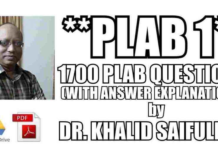 Download Dr Khalid 1700 MCQs With Answers And Explanations